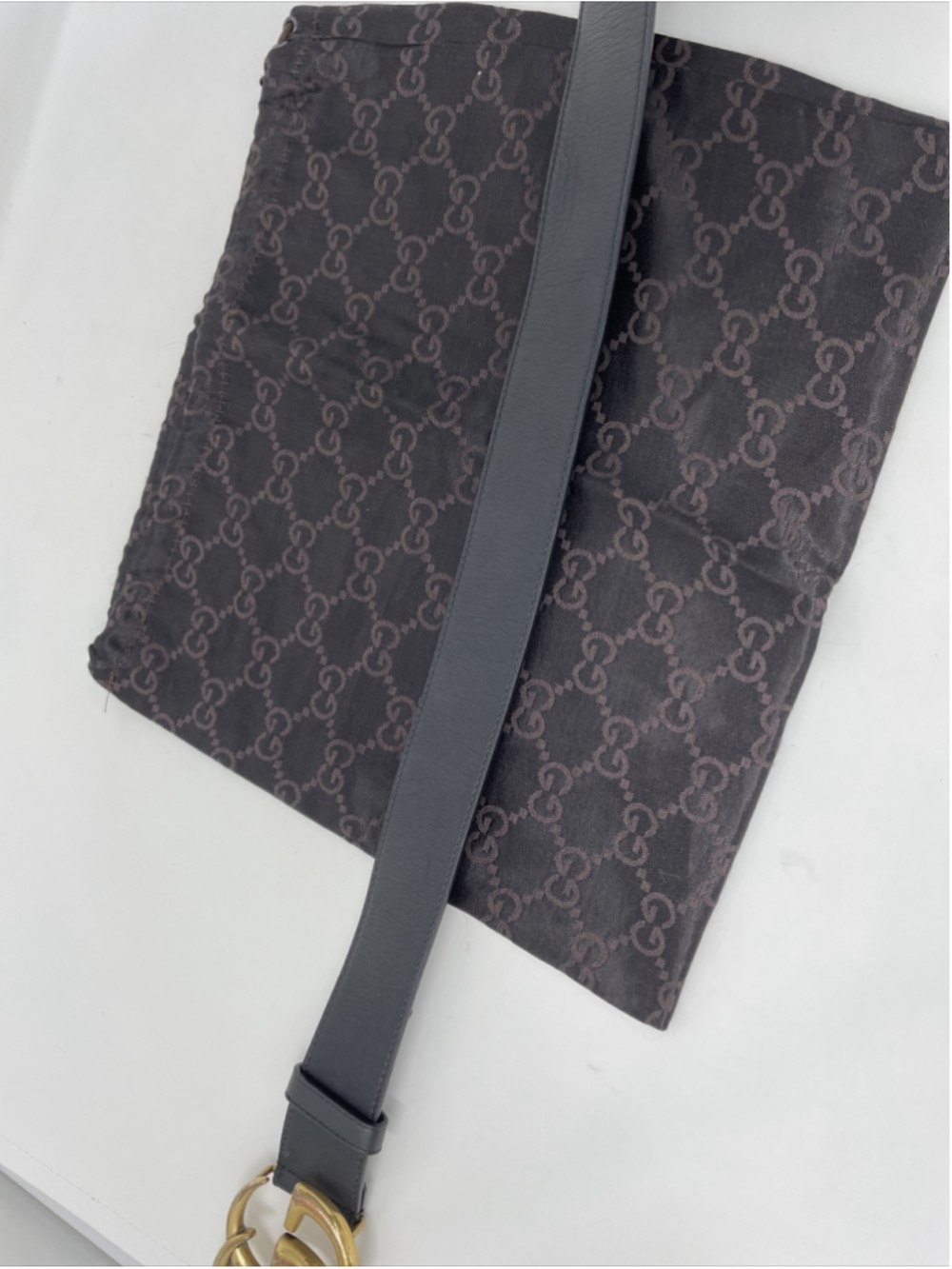 gucci BELT GG size 90 black leather - Picture 5 of 5